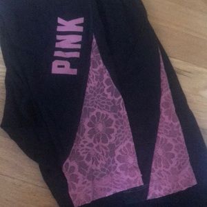 Pink Lace Leggings
